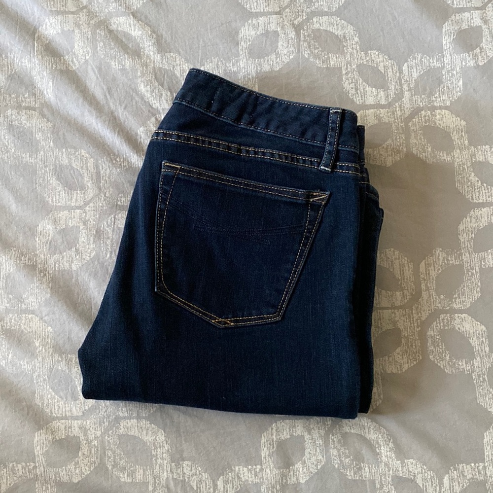 GAP Dark Wash Curvy Straight Leg Jeans